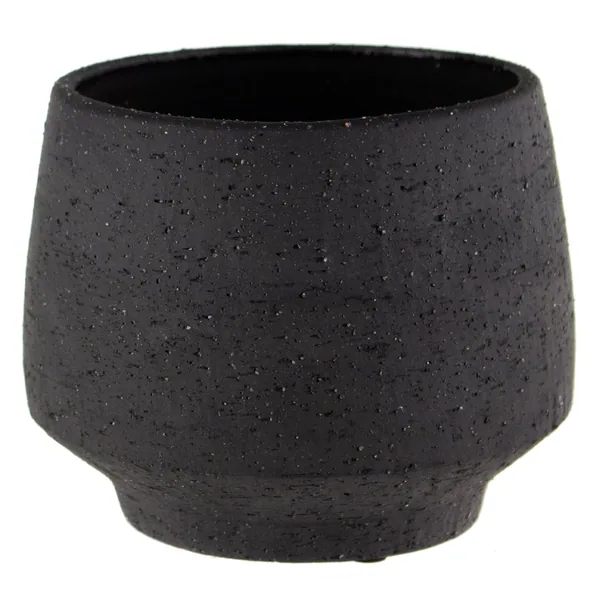 SSI Stoneware Tapered Pot Charcoal