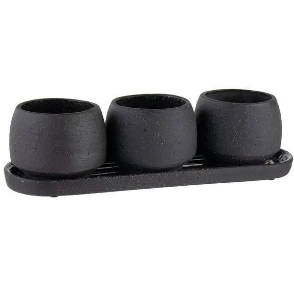 SSI Stoneware Trio Assortment Charcoal - Image 2