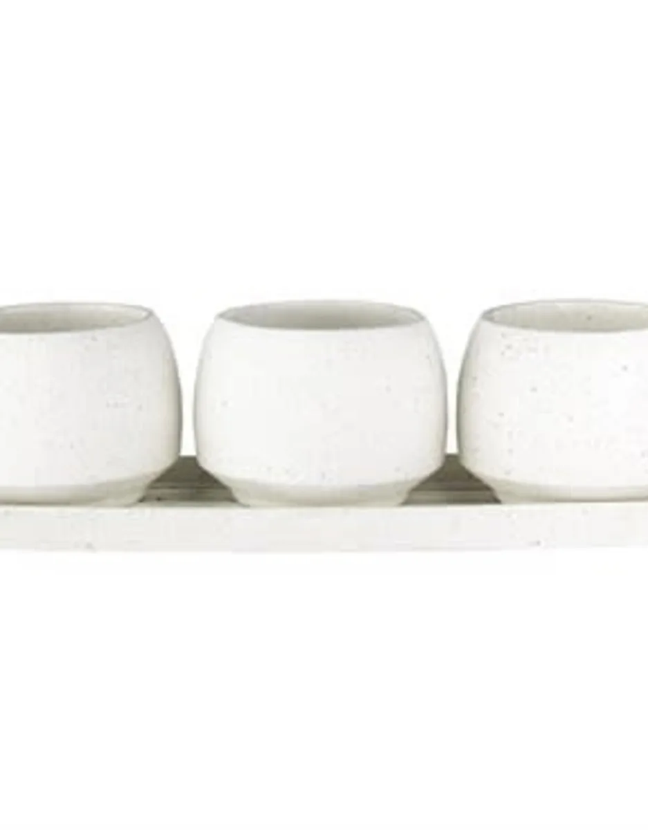 SSI Stoneware Trio Assortment White - Image 2