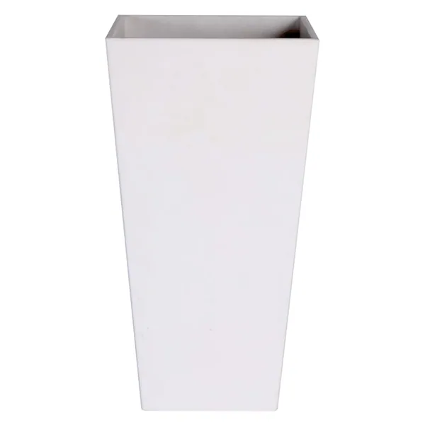StoneArt Ella 13.5" Tall Planter White