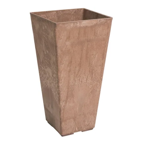 StoneArt Ella 19.5" Tall Planter Rust