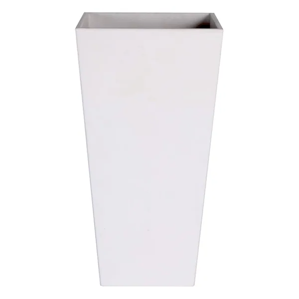 StoneArt Ella 19.5" Tall Planter White