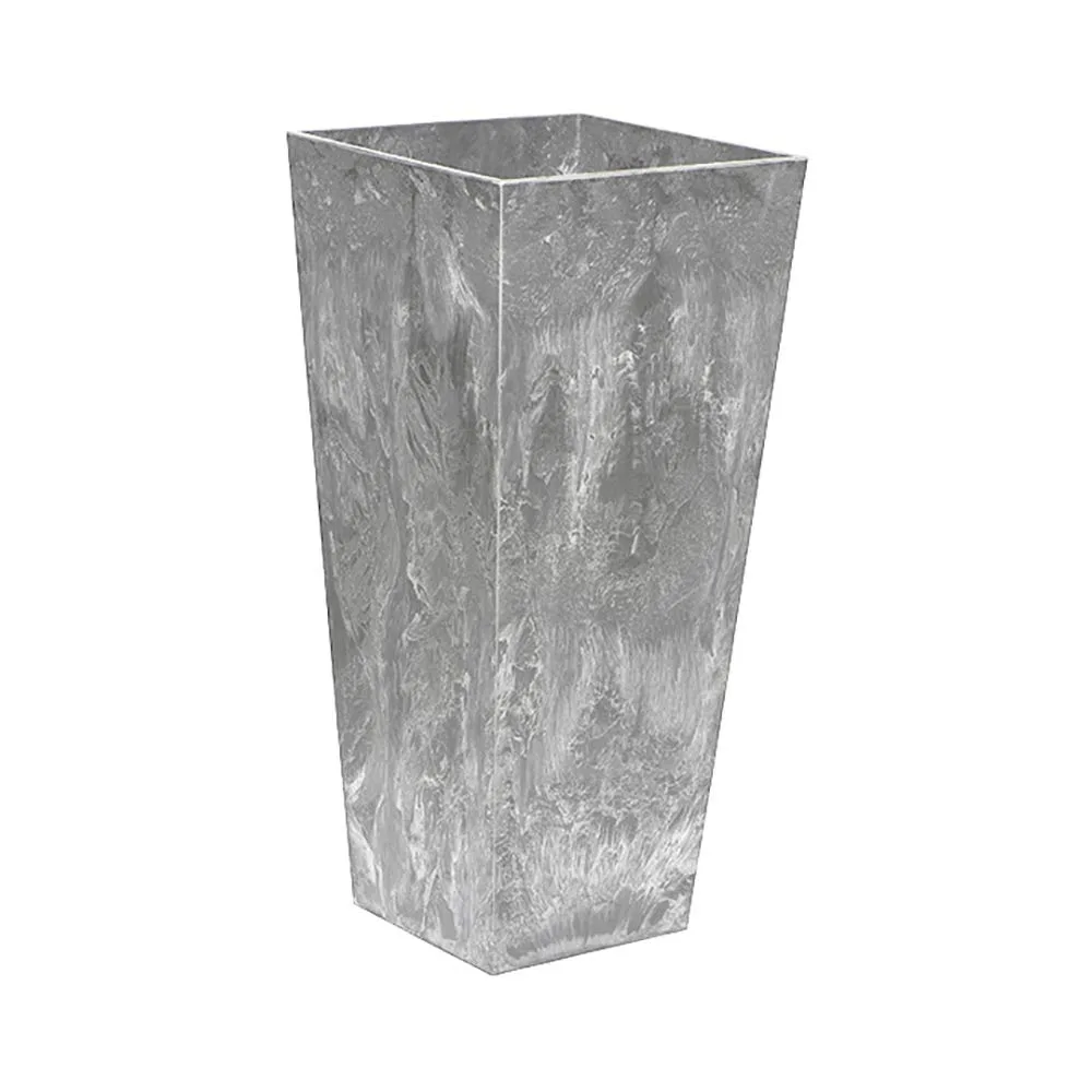 StoneArt Ella 27.5" Tall Planter Grey - Image 2