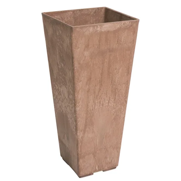 StoneArt Ella 35.5" Tall Planter Rust