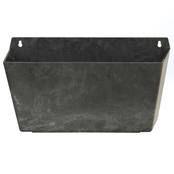 StoneArt Ella 8.5" Wall Pot Black