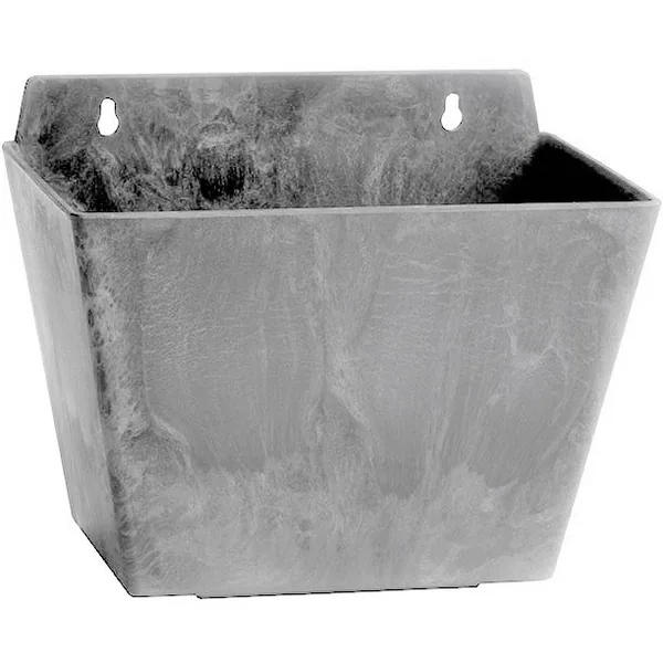 StoneArt Ella 8.5" Wall Pot Grey