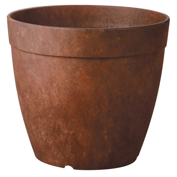 StoneArt Round Dolce Planter Rust