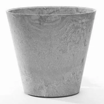 StoneArt Round Napa Planter Grey
