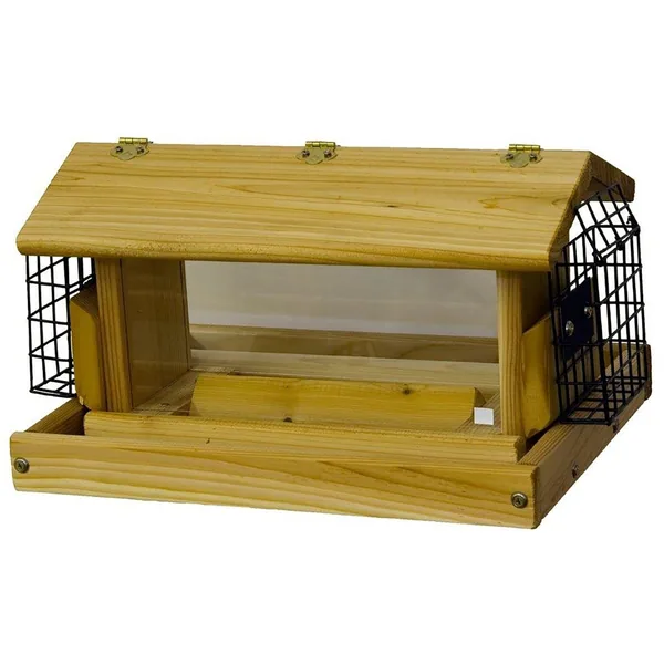 Stovall 8 lbs-10 lbs Standard Flip Top Mixed Seed Feeder MADE IN THE USA