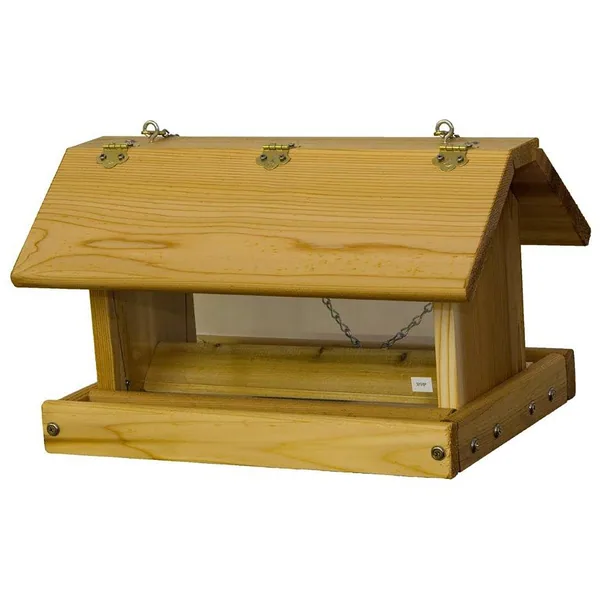 Stovall Medium Flip Top Feeder w/ Perforated Plastic Bottom MADE IN THE USA