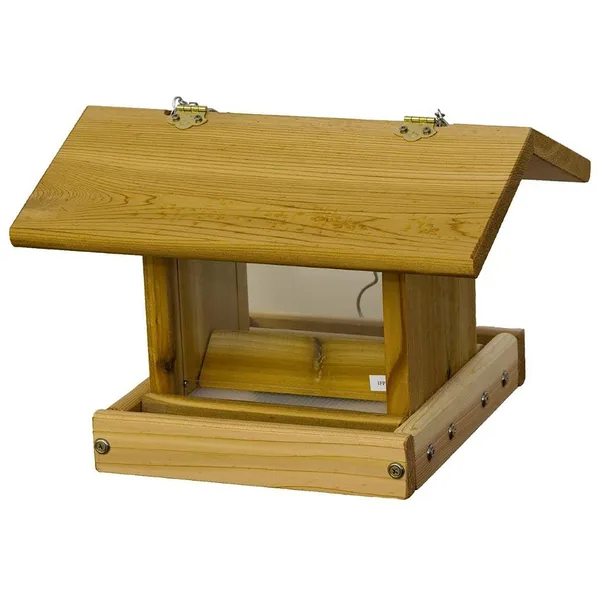 Stovall Small Hanging 5 lbs Bird Feeder w/Perf Plastic Bottom MADE IN THE USA