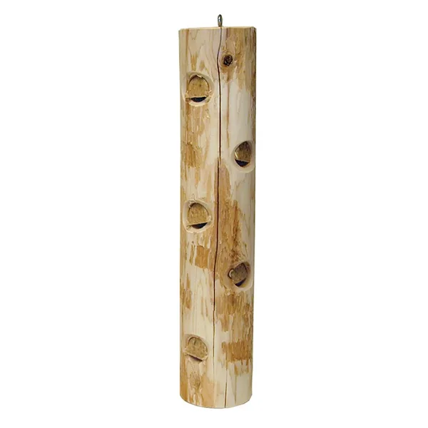 Stovall White Cedar Suet Post Log Feeder For Suet Plugs MADE IN THE USA
