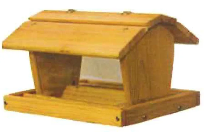 Stovall Wood 14 lbs Large Barn Feeder MADE IN THE USA - Image 2