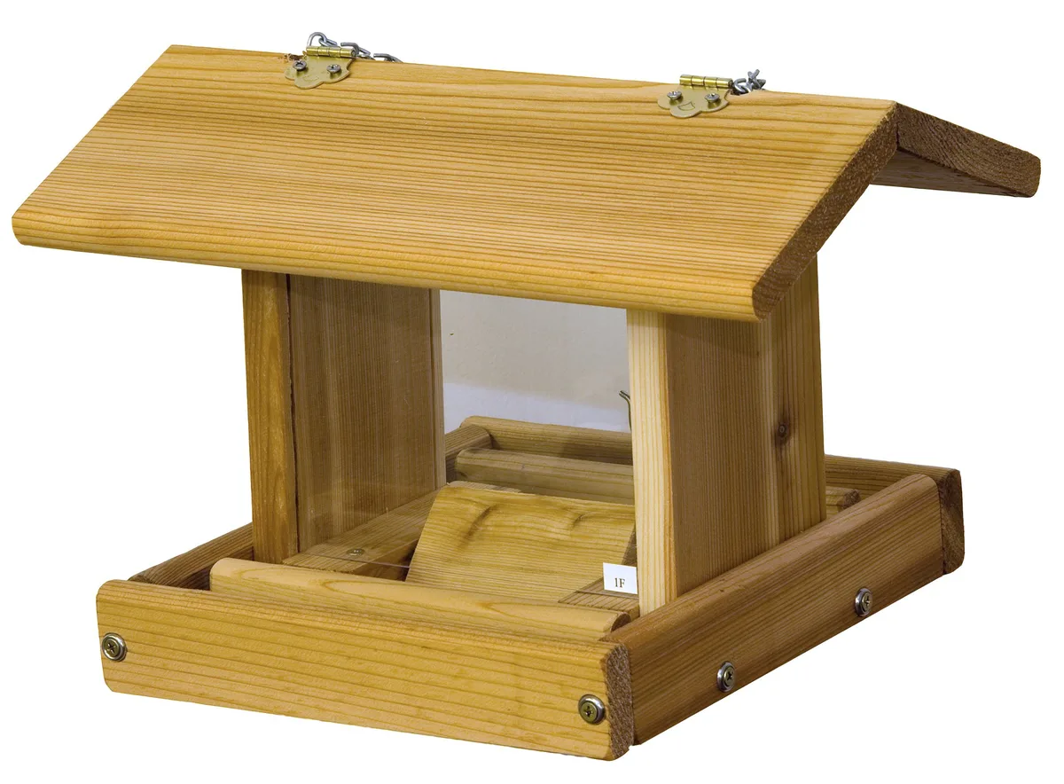 Stovall Wood 3 lbs-4 lbs Smallest Hanging Hopper Feeder W/Chain MADE IN THE USA - Image 2