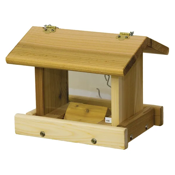 Stovall Wood 3 lbs-4 lbs Smallest Hanging Hopper Feeder W/Chain MADE IN THE USA