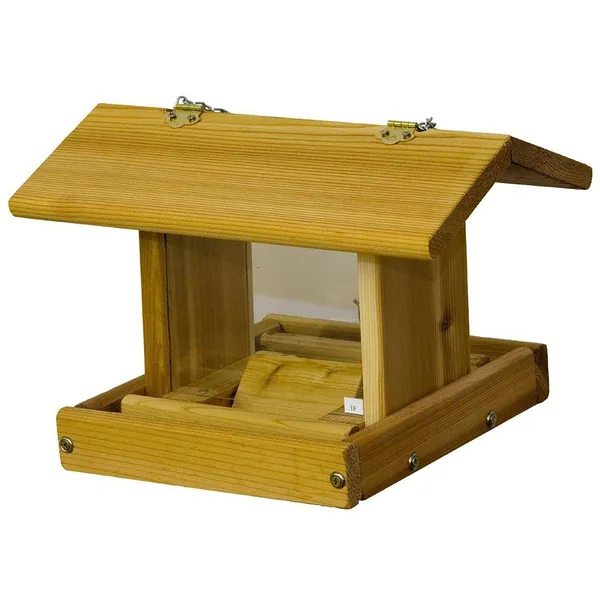Stovall Wood 5 lbs Small Hanging Hopper Feeder W/Chain MADE IN THE USA