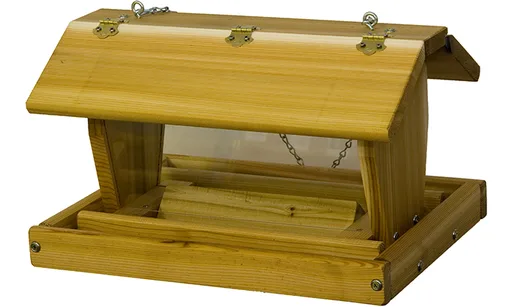 Stovall Wood Bluebird Feeder With Chain MADE IN THE USA - Image 2