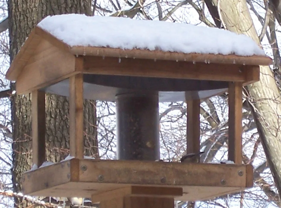 Stovall Wood Pavilion Feeder With Seed Hopper MADE IN THE USA - Image 2