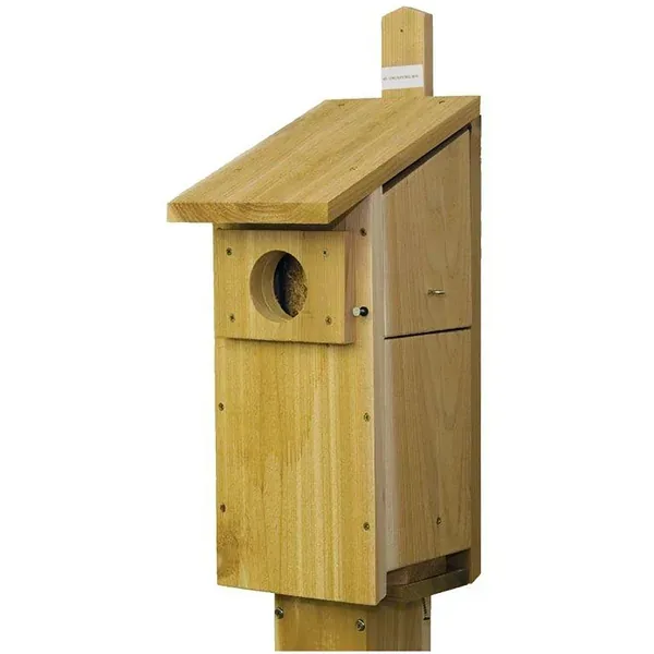 Stovall Wood Screech Owl box MADE IN THE USA - Image 2