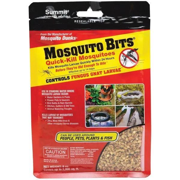 Summit 8oz Mosquito Bits - Treats 2000sqft