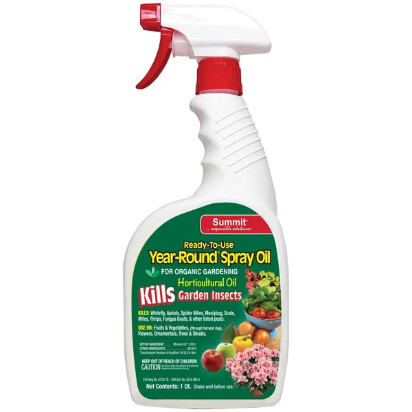 Summit Chemical Company Year Round Spray Hort Oil Kills Garden Insects