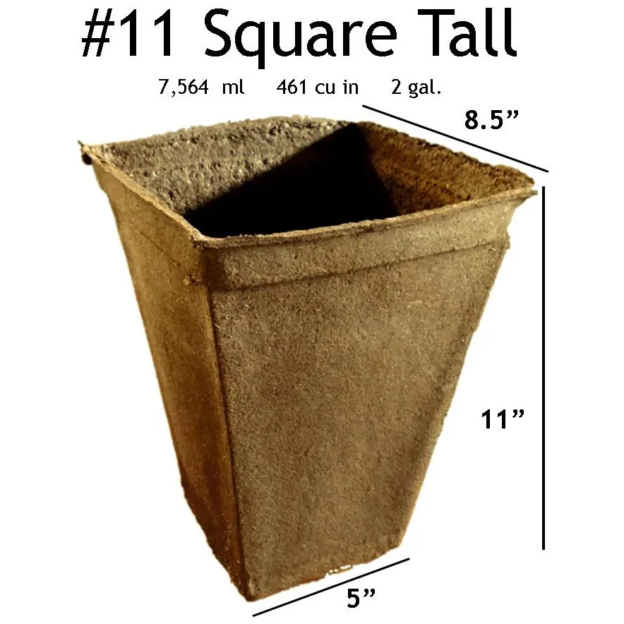 Summit Cow Pot #11 Square, Loose (Bulk Grower Pack) - Image 2