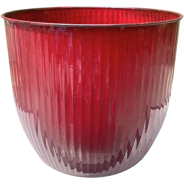 Sun Ceramica San Miguel Metal Pot Blue