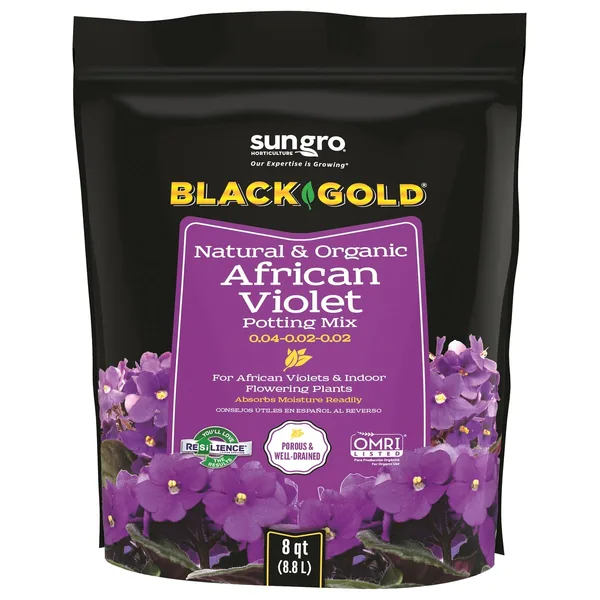 Sun Gro Horticulture Black Gold African Violet Mix 8qt