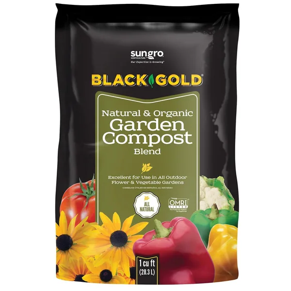 Sun Gro Horticulture Black Gold Garden Compost 1cf OMRI