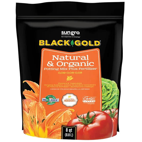 Sun Gro Horticulture Black Gold Natural & Organic Potting Soil