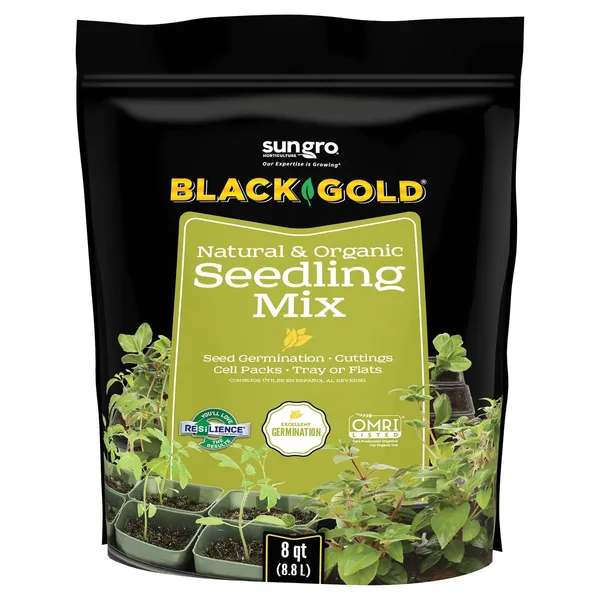 Sun Gro Horticulture Black Gold SEEDLING Mix 8qt