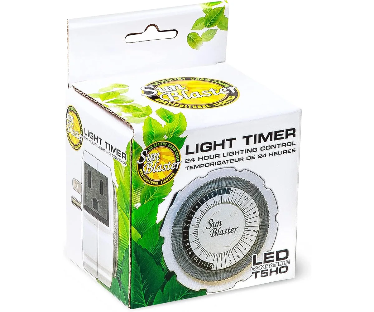 SunBlaster 24hr Analog Timer, Single Outlet, 15 Amp - Image 2