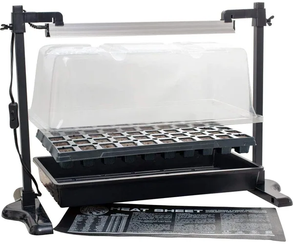 SunBlaster Intermediate Grow Up Greenhouse Kit w/18" LED Light