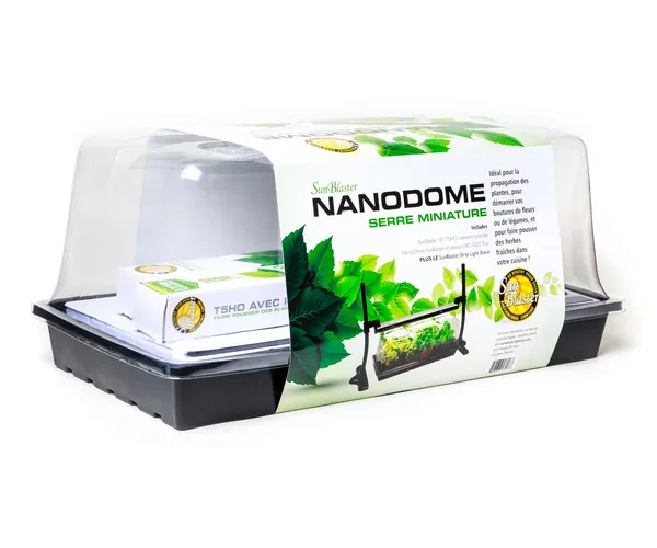 SunBlaster T5HO Mini Greenhouse Kit with Strip Light & Stand
