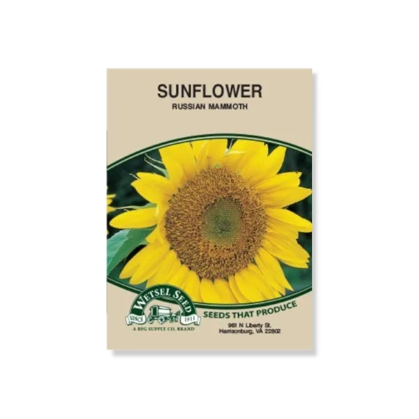 SUNFLOWER, RUSSIAN MAMMOTH LBS use sbd91702 FOR LESS THAN 50 lbs BAGS