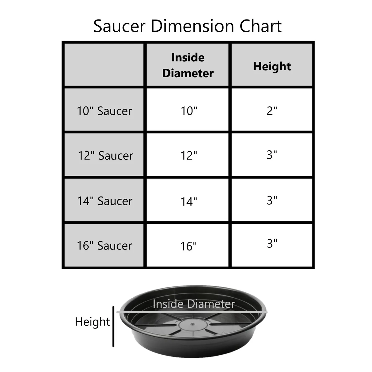 Sunpack 10" Clear Premium Saucer - Image 2