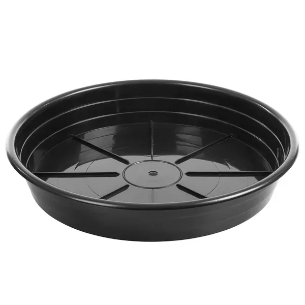 Sunpack 10" Premium Saucer, Black - Image 2