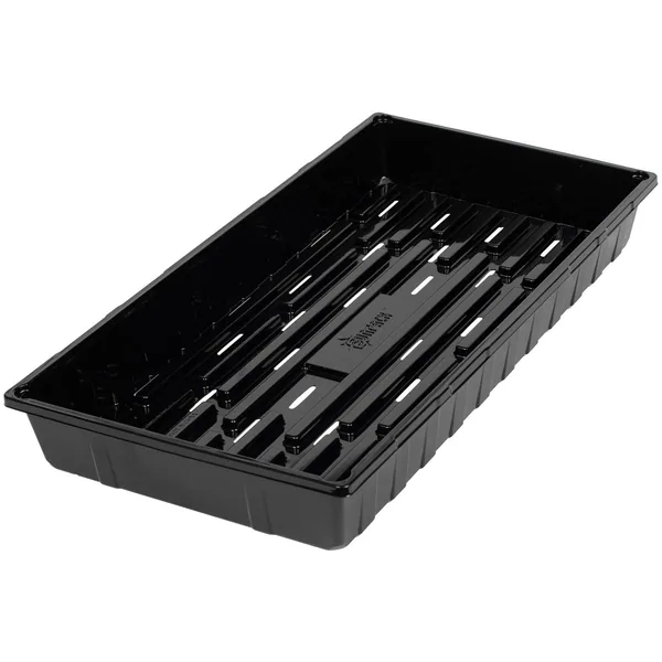 Sunpack 10"x20" Extra Strength Tray I.D. Black w/Holes