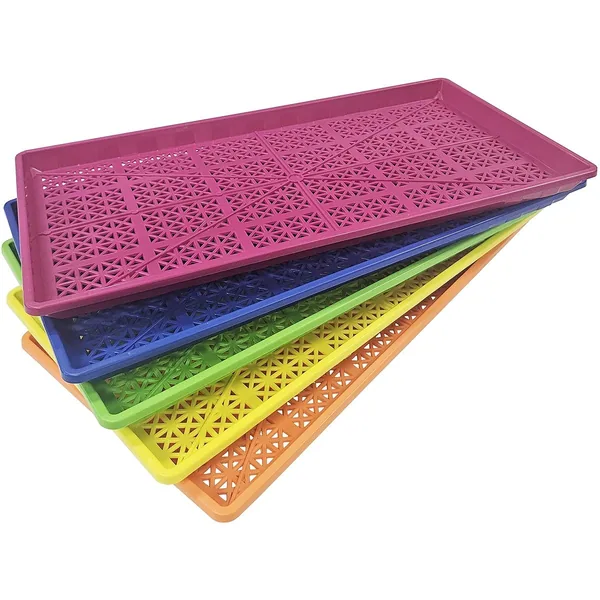 Sunpack 1020 Heavy Duty Mesh Tray Mixed Color 2.3"