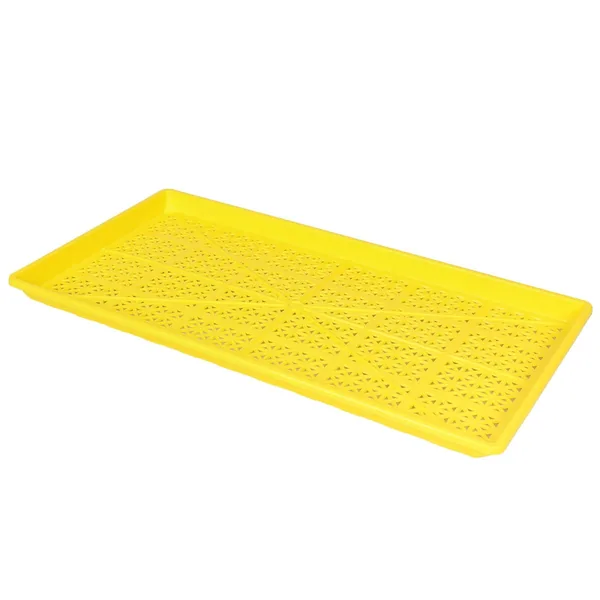 Sunpack 1020 Heavy Duty Mesh Tray, Yellow 1"