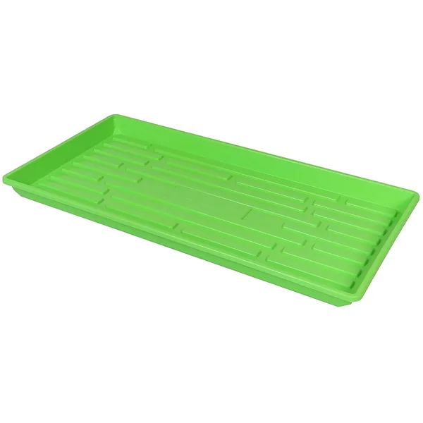 Sunpack 1020 Heavy Duty Shallow Tray, No Holes, Green