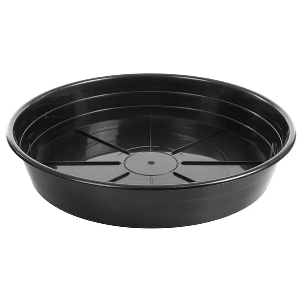 Sunpack 14" Clear Premium Saucer - Image 2