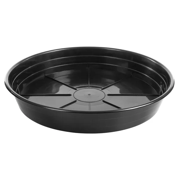 Sunpack 16" Premium Saucer, Black - Image 2