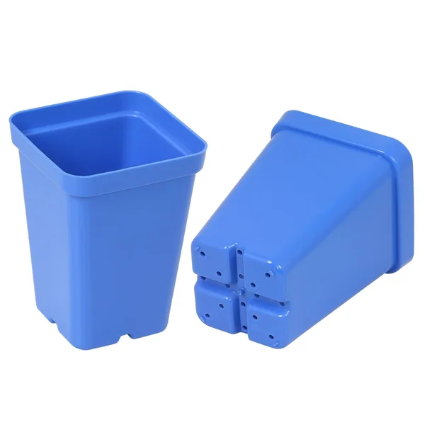 Sunpack 2.5" Square Pot, Blue