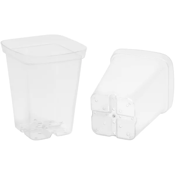 Sunpack 2.5" Square Pot Clear