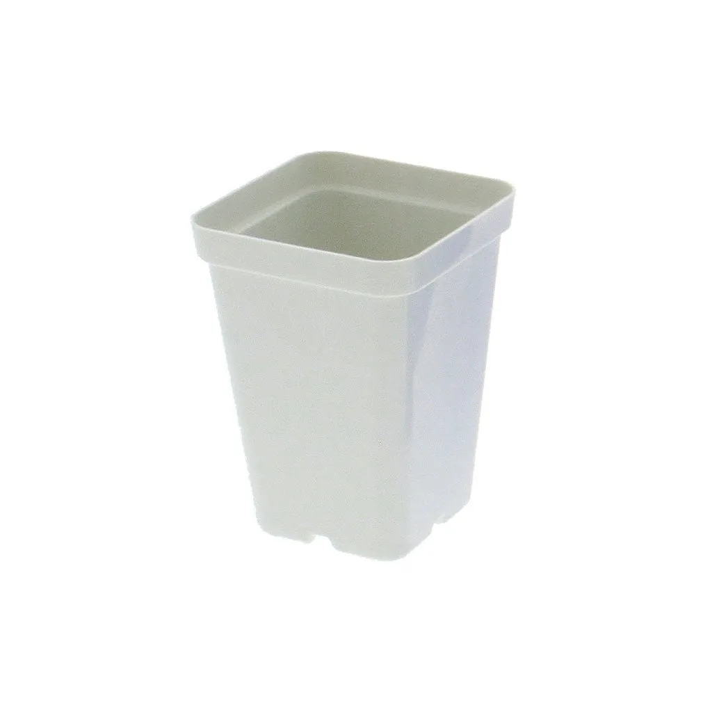 Sunpack 2.5" Square Pot, White - Image 2