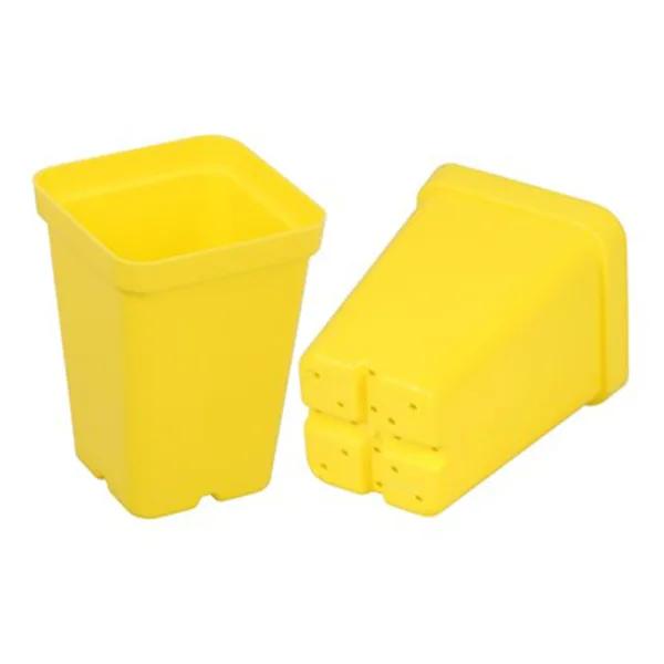 Sunpack 2.5" Square Pot, Yellow - Image 2