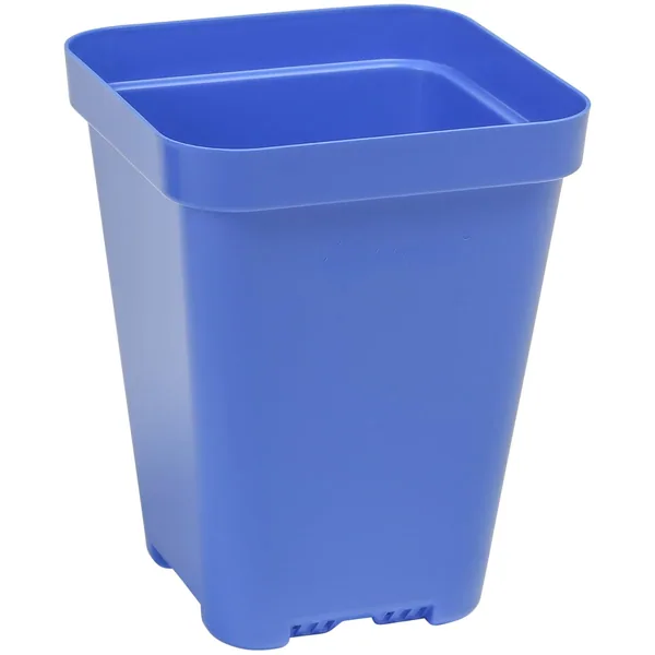 Sunpack 3.3" Heavy-Duty Seed Starting Square Pot, Blue