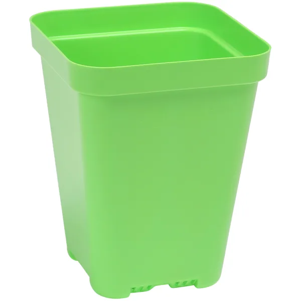 Sunpack 3.3" Heavy-Duty Seed Starting Square Pot, Green