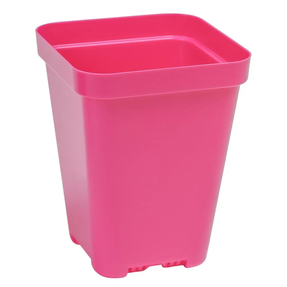 Sunpack 3.3" Heavy-Duty Seed Starting Square Pot, Magenta - Image 2